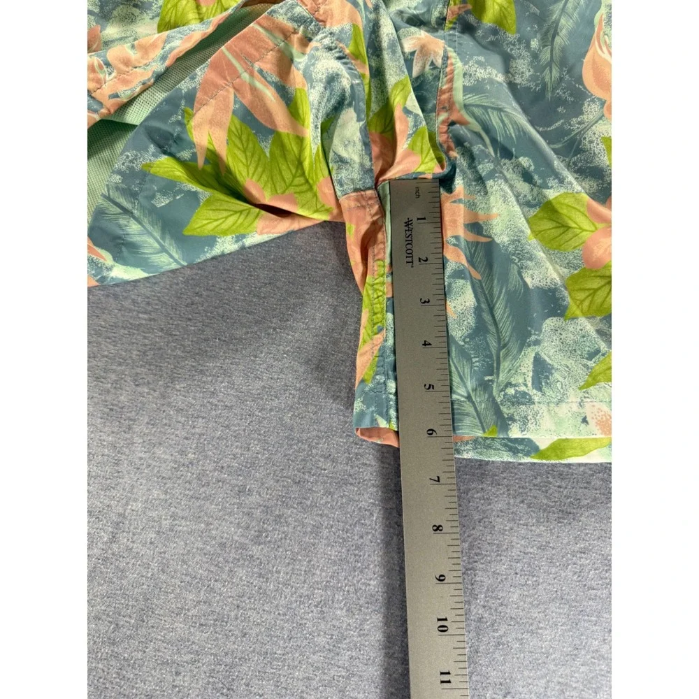 Nike Sportswear Mens Tropical Floral Swim Shorts Blue Pink HV4610-353 Size M